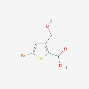 5-Bromo-3-(hydroxymethyl)thiophene-2-carboxylic acid