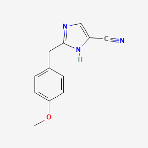 4-Cyano-2-(4-methoxyphenylmethyl)imidazole