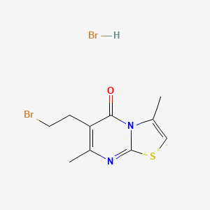 6-(2-Bromoethyl)-3,7-dimethyl-5H-thiazolo[3,2-A]pyrimidin-5-one monohydrobromide
