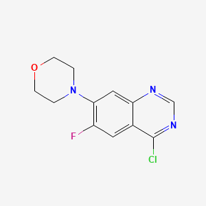4-Chloro-6-fluoro-7-morpholin-4-ylquinazoline