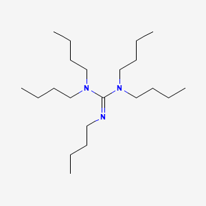 molecular formula C21H45N3 B8736979 Guanidine, pentabutyl- CAS No. 114591-53-6