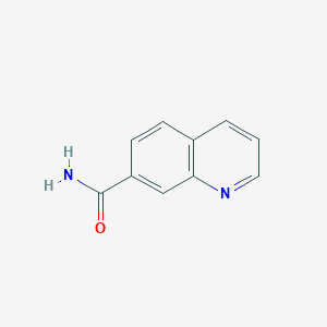molecular formula C10H8N2O B8736981 Quinoline-7-carboxamide 