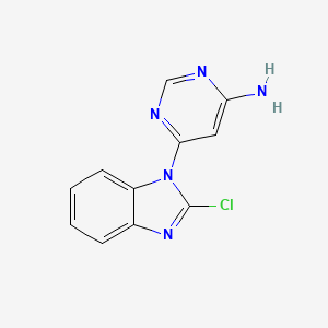 6-(2-Chloro-benzoimidazol-1-yl)-pyrimidin-4-ylamine