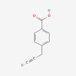 molecular formula C10H8O2 B8737066 4-(Prop-2-YN-1-YL)benzoic acid 