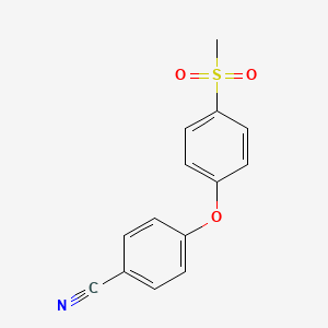 Benzonitrile, 4-(4-(methylsulfonyl)phenoxy)-