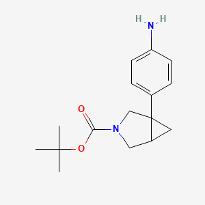 Tert-butyl 1-(4-aminophenyl)-3-azabicyclo[3.1.0]hexane-3-carboxylate