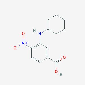3-Cyclohexylamino-4-nitro-benzoic Acid