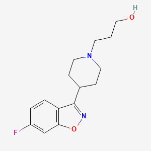 molecular formula C15H19FN2O2 B8737240 Metoprolol impurity 1 CAS No. 150332-87-9