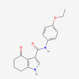 1H-Indole-3-carboxamide, N-(4-ethoxyphenyl)-4,5,6,7-tetrahydro-4-oxo-