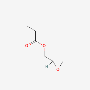 molecular formula C6H10O3 B8737330 2,3-Epoxypropyl propionate CAS No. 37111-25-4