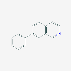 molecular formula C15H11N B8737335 7-Phenylisoquinoline 