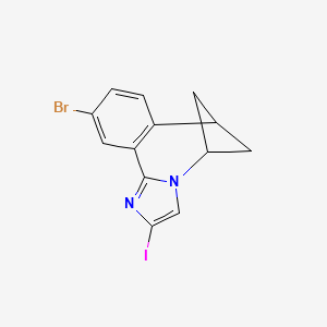 10-Bromo-2-iodo-6,7-dihydro-5H-5,7-methanobenzo[c]imidazo[1,2-a]azepine