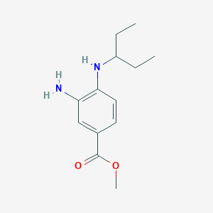 Methyl 3-amino-4-[(pentan-3-yl)amino]benzoate