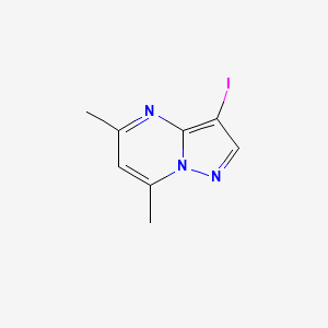 5,7-Dimethyl-3-iodopyrazolo(1,5-a)pyrimidine