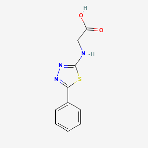 N-(5-Phenyl-1,3,4-thiadiazol-2-yl)glycine