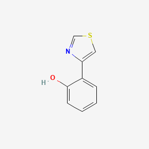 molecular formula C9H7NOS B8737430 2-(Thiazol-4-yl)phenol 