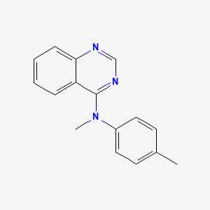 molecular formula C16H15N3 B8737454 N-Methyl-N-(p-tolyl)quinazolin-4-amine CAS No. 827030-64-8