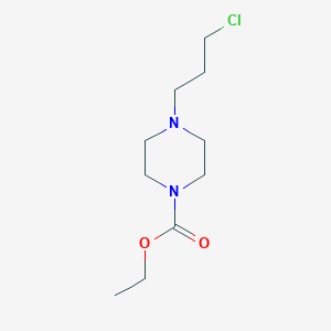 molecular formula C10H19ClN2O2 B8737541 Ethyl 4-(3-chloropropyl)piperazine-1-carboxylate CAS No. 7251-06-1