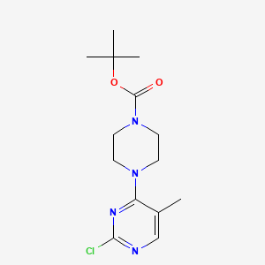 Tert-butyl 4-(2-chloro-5-methylpyrimidin-4-yl)piperazine-1-carboxylate