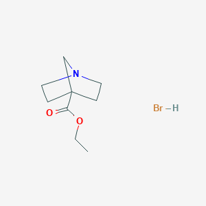 Ethyl 1-azabicyclo[2.2.1]heptane-4-carboxylate hydrobromide