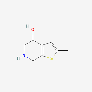 2-Methyl-4,5,6,7-tetrahydrothieno[2,3-c]pyridin-4-ol
