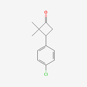 Cyclobutanone, 3-(4-chlorophenyl)-2,2-dimethyl-