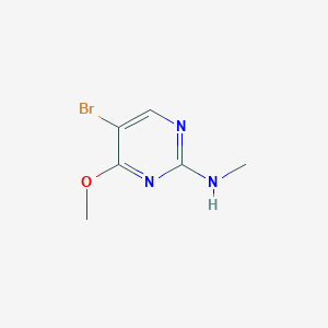 5-Bromo-4-methoxy-pyrimidin-2-yl-methyl-amine