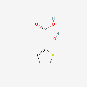 molecular formula C7H8O3S B8737622 2-Hydroxy-2-(thien-2-yl)-propionic acid 
