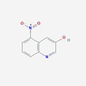 molecular formula C9H6N2O3 B8737628 5-Nitroquinolin-3-ol 