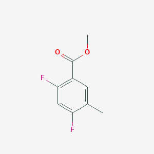 molecular formula C9H8F2O2 B8737649 Methyl 2,4-difluoro-5-methylbenzoate 