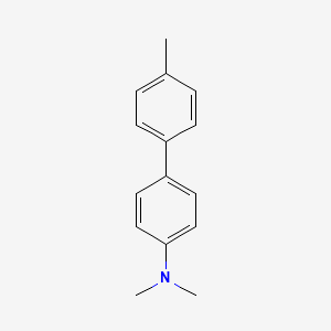 molecular formula C15H17N B8737716 N,N,4'-Trimethyl[1,1'-biphenyl]-4-amine 