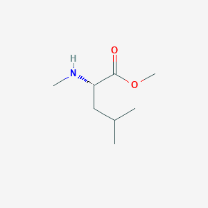 methyl (2S)-4-methyl-2-(methylamino)pentanoate