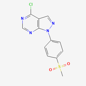 4-Chloro-1-[4-(methanesulfonyl)phenyl]-1H-pyrazolo[3,4-d]pyrimidine
