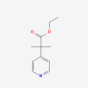 Ethyl 2-methyl-2-pyridin-4-ylpropanoate