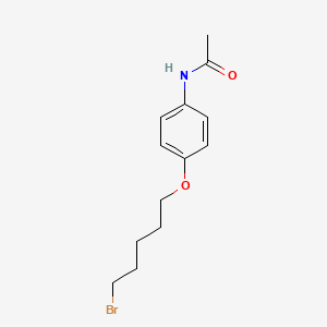 molecular formula C13H18BrNO2 B8737843 Acetamide, N-[4-[(5-bromopentyl)oxy]phenyl]- CAS No. 61270-22-2