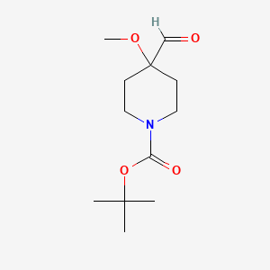 Tert-butyl 4-formyl-4-methoxypiperidine-1-carboxylate