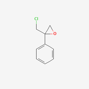 molecular formula C9H9ClO B8738158 2-(Chloromethyl)-2-phenyloxirane CAS No. 1005-91-0