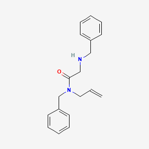 molecular formula C19H22N2O B8738227 N-Allyl-N-benzyl-2-(benzylamino)acetamide 