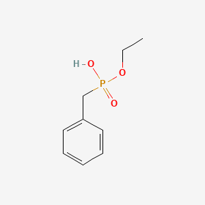 molecular formula C9H13O3P B8738276 ethyl hydrogen benzylphosphonate CAS No. 18933-98-7