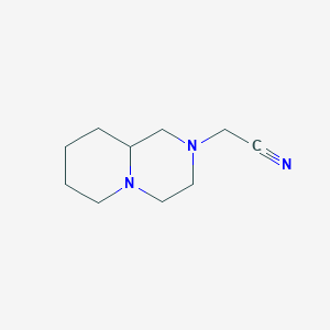 (Octahydro-2H-pyrido[1,2-a]pyrazin-2-yl)acetonitrile