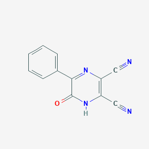 6-Oxo-5-phenyl-1,6-dihydropyrazine-2,3-dicarbonitrile