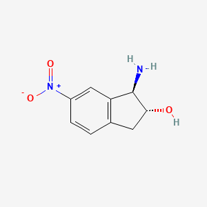 (1R,2R)-1-Amino-6-nitro-2,3-dihydro-1H-inden-2-ol