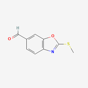 2-(Methylthio)benzo[d]oxazole-6-carboxaldehyde