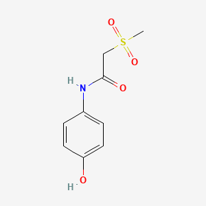N-(4-hydroxyphenyl)-2-methylsulfonylacetamide