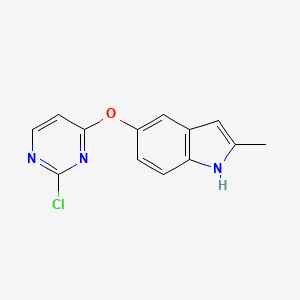 5-((2-chloropyrimidin-4-yl)oxy)-2-methyl-1H-indole