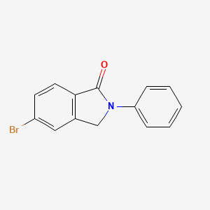 molecular formula C14H10BrNO B8738502 5-Bromo-2-phenylisoindolin-1-one CAS No. 918330-02-6