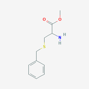 molecular formula C11H15NO2S B8738619 methyl S-benzylcysteinate hydrochloride 