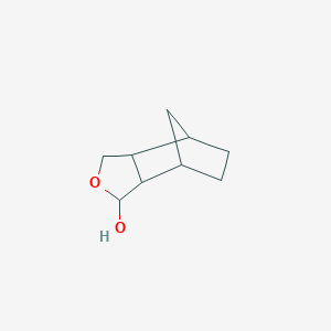 molecular formula C9H14O2 B8738685 Octahydro-4,7-methano-2-benzofuran-1-ol CAS No. 100758-62-1