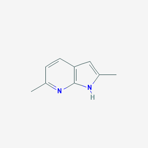 molecular formula C9H10N2 B087387 2,6-Dimethyl-1H-pyrrolo[2,3-b]pyridine CAS No. 1255099-47-8