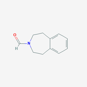 molecular formula C11H13NO B8738712 3-Formyl-2,3,4,5-tetrahydro-1H-3-benzazepine 